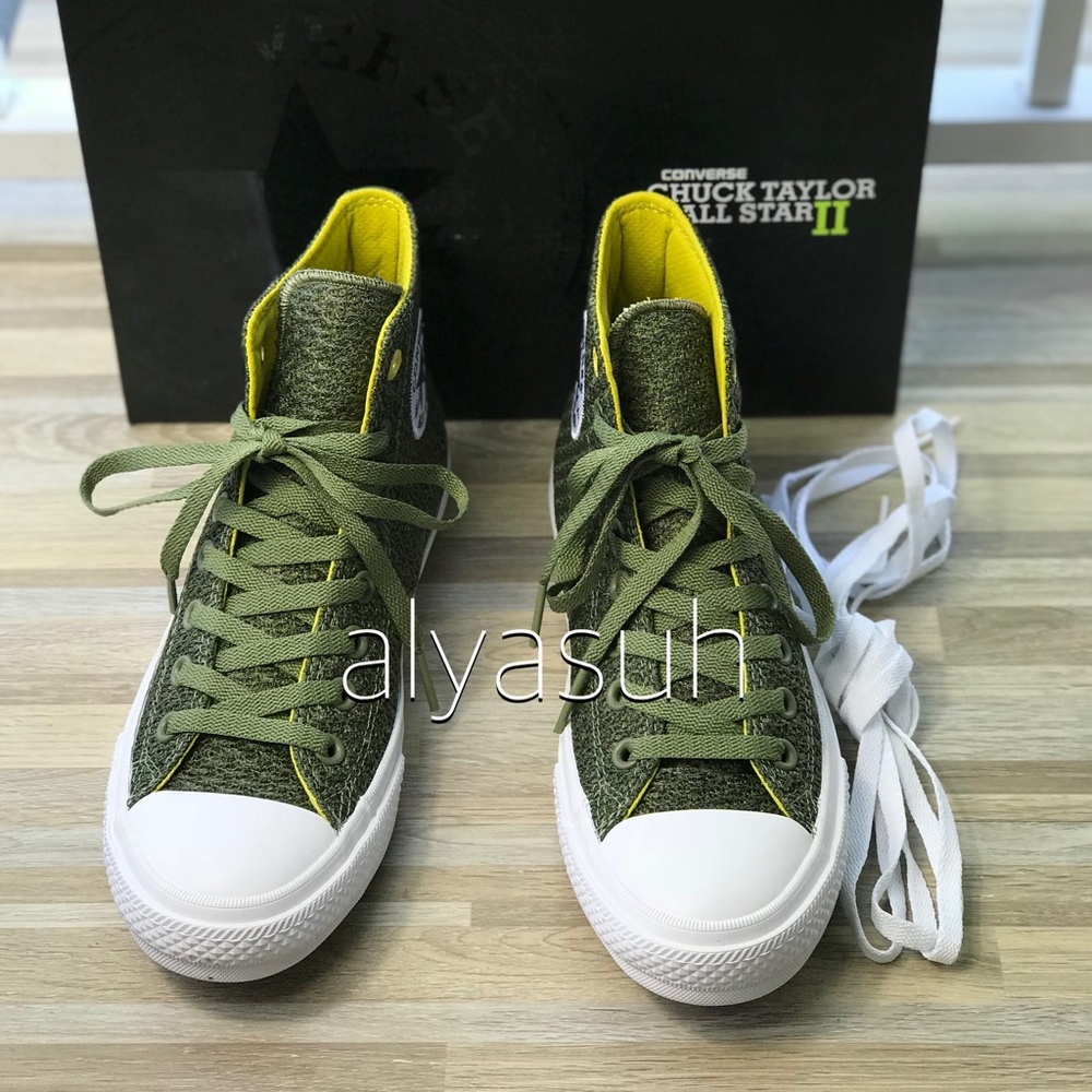 NWT Converse Ctas || OX Fatigue Green W AUTHENTIC - Picture 5 of 7